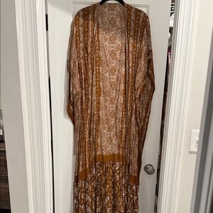 Brown Patterned Kamono